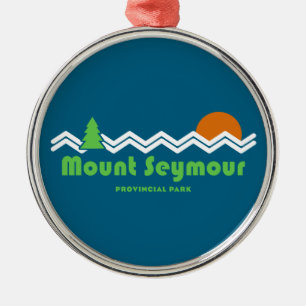 Mount Seymour Provincial Park Retro Julgransprydnad Metall