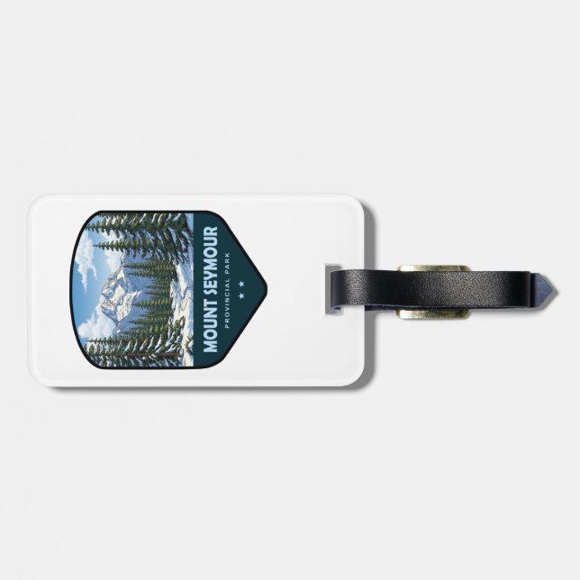 Mount Seymour Provincial Park Shield Bagagebricka (Baksida Vågrät)
