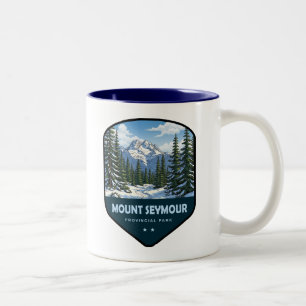Mount Seymour Provincial Park-sköld Två-Tonad Mugg