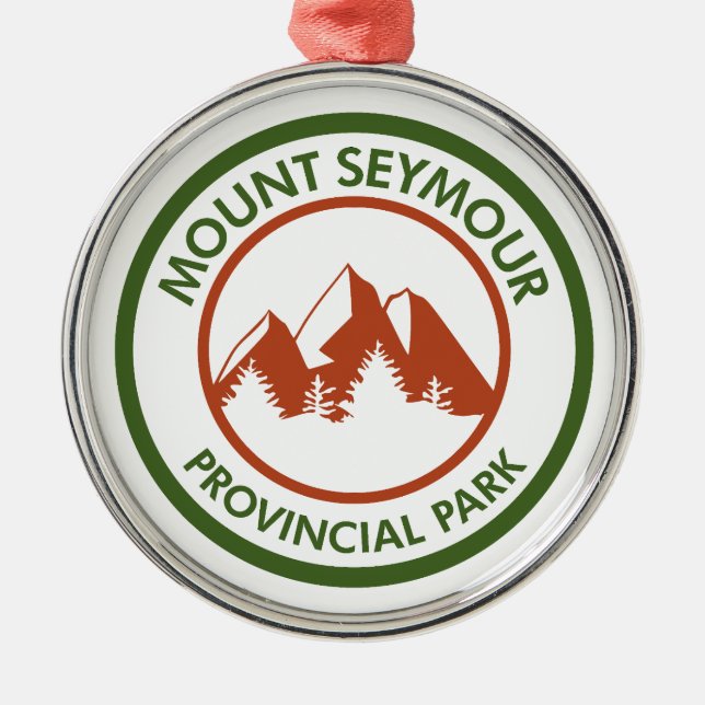Mount Seymour provinspark Julgransprydnad Metall (Framsidan)