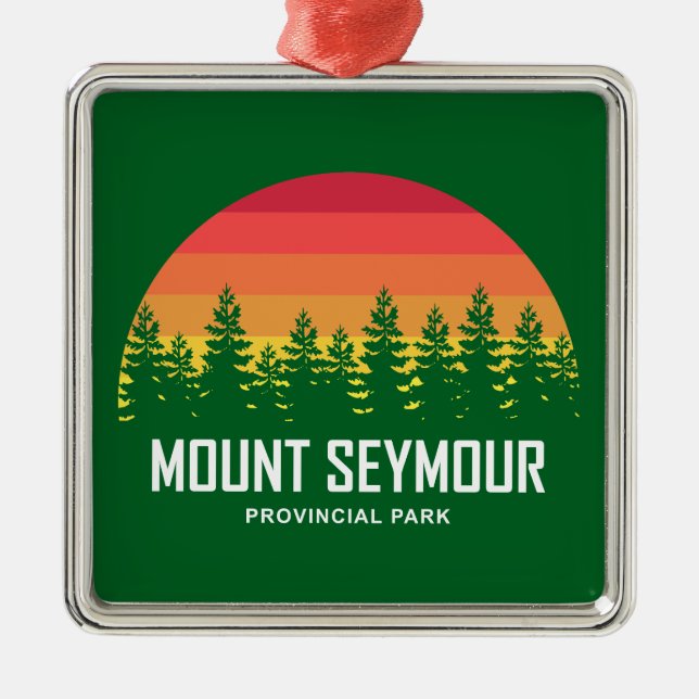 Mount Seymour provinspark Julgransprydnad Metall (Framsidan)