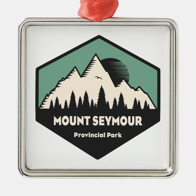 Mount Seymour provinspark Julgransprydnad Metall (Framsidan)