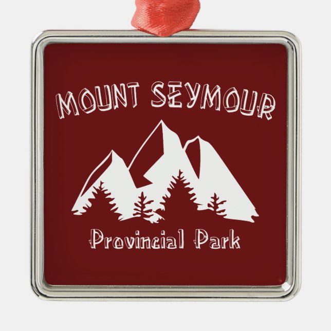 Mount Seymour provinspark Julgransprydnad Metall (Framsidan)