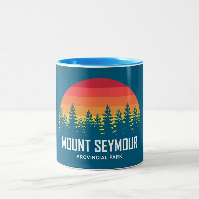 Mount Seymour provinspark Två-Tonad Mugg (Center)