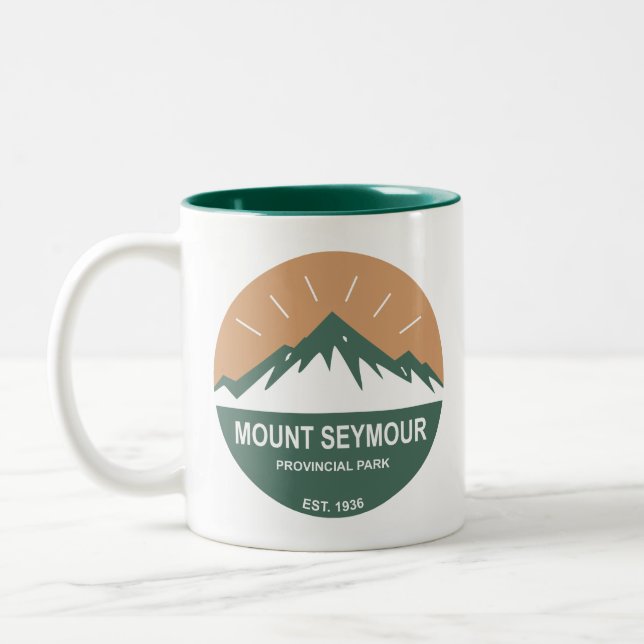 Mount Seymour provinspark Två-Tonad Mugg (Vänster)