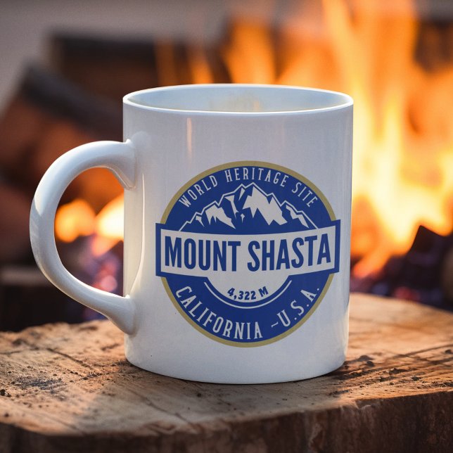 Mount Shasta California Beautiful Landscape Kaffemugg (Skapare uppladdad)