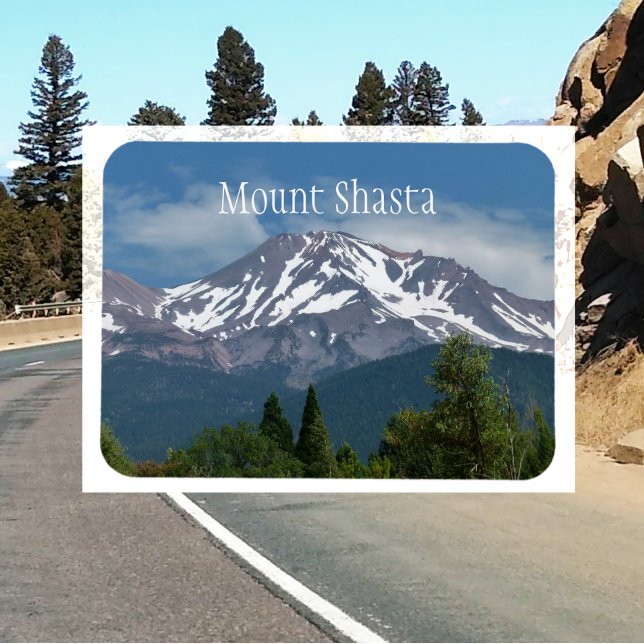 Mount Shasta California Magnet (Skapare uppladdad)