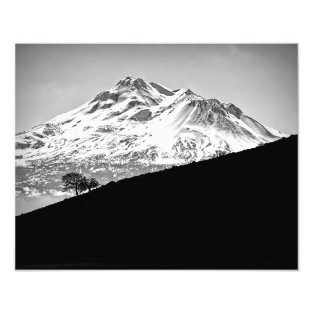 MOUNT SHASTA FOTOTRYCK (Framsidan)