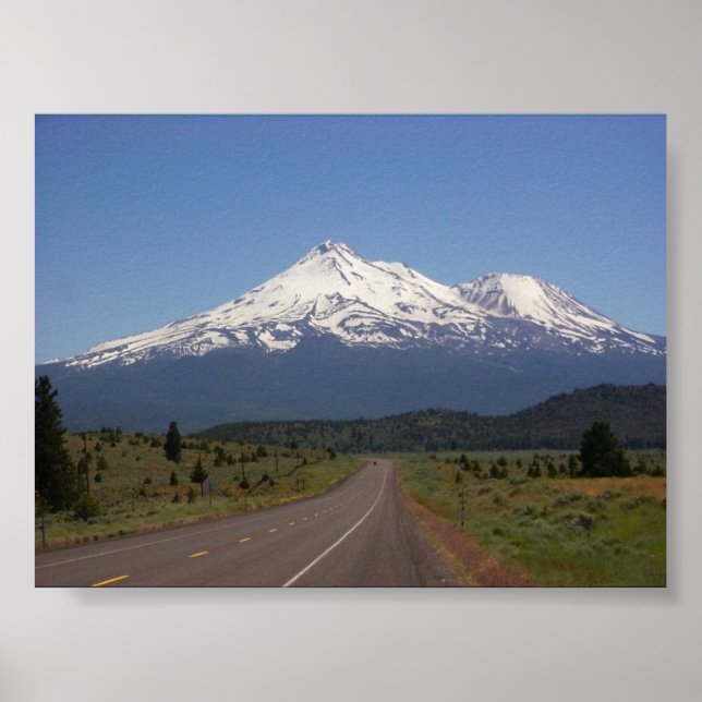 Mount Shasta, Kalifornien Poster (Framsidan)
