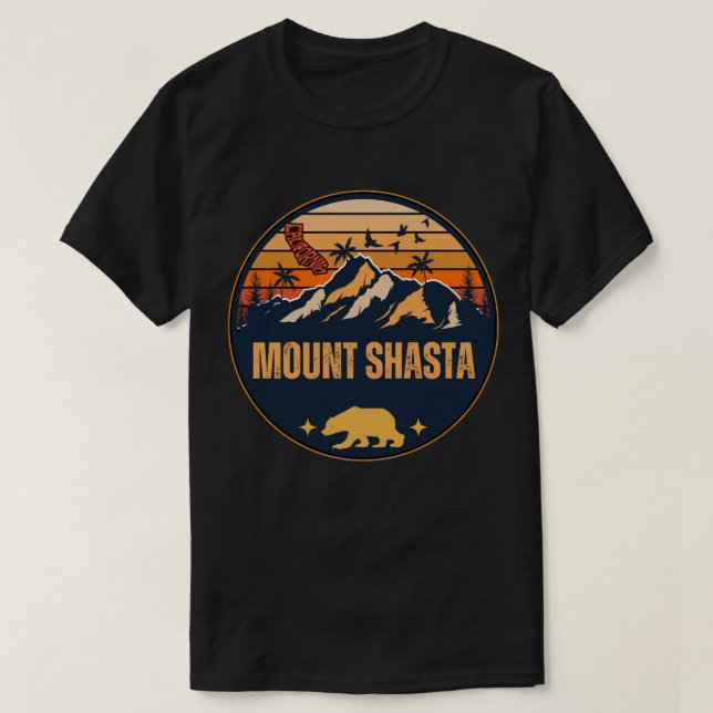 Mount Shasta, Kalifornien T Shirt (Design framsida)
