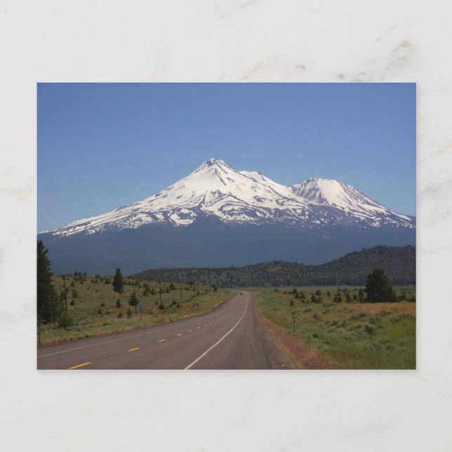 Mount Shasta, Kalifornien Vykort (Framsida)