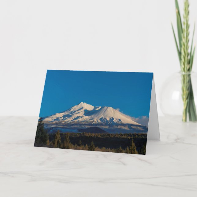 MOUNT SHASTA KORT (Framsida)