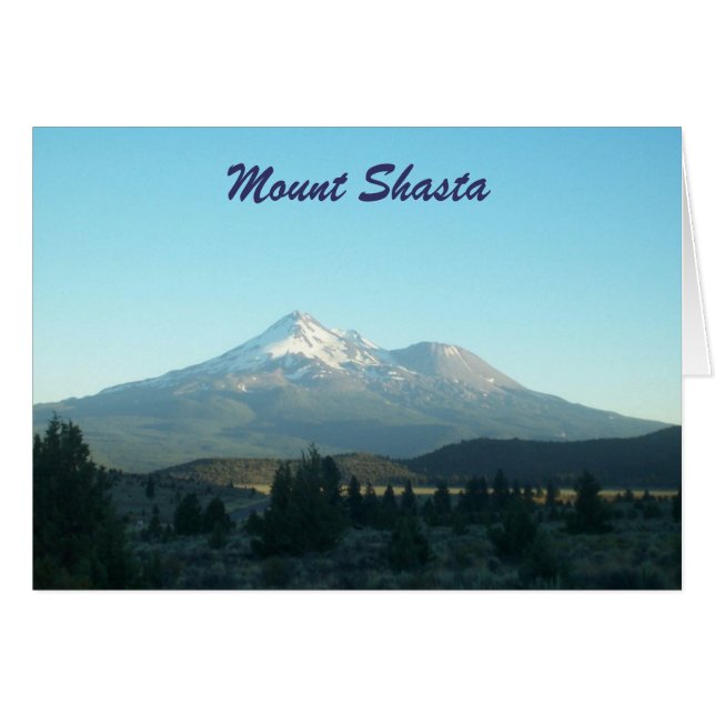 Mount Shasta OBS Kort (Framsidan Horizontal)