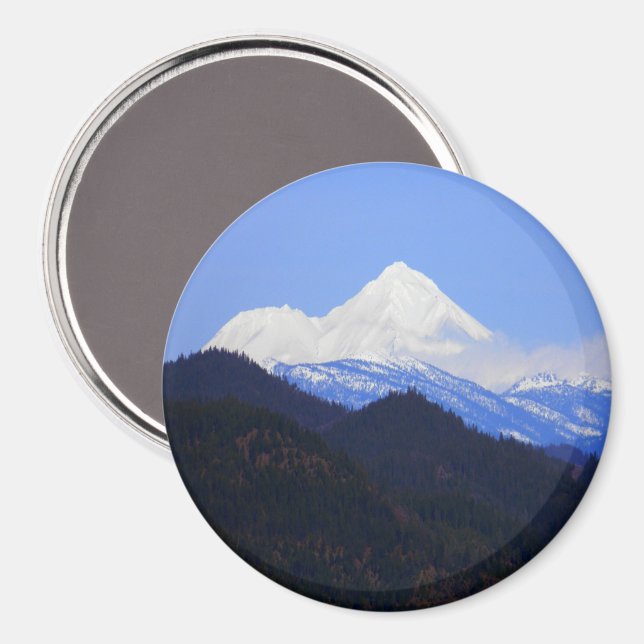 Mount Shasta på våren..... Magnet (Front/Back)