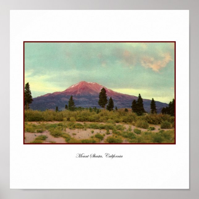 Mount Shasta Poster (Framsidan)
