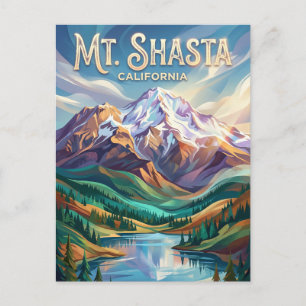 Mount Shasta USA Vykort