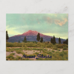 Mount Shasta Vintage Postcard Vykort