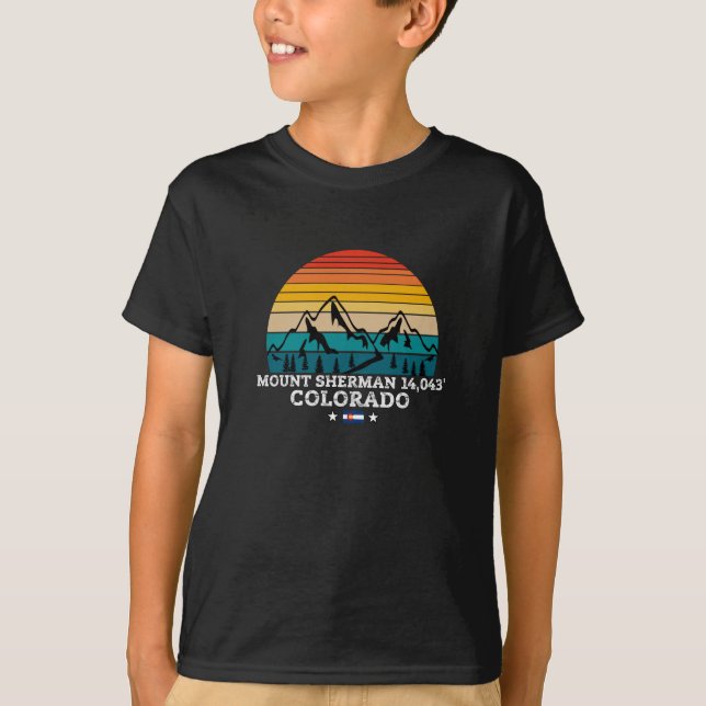 MOUNT SHERMAN Colorado T Shirt (Framsida)