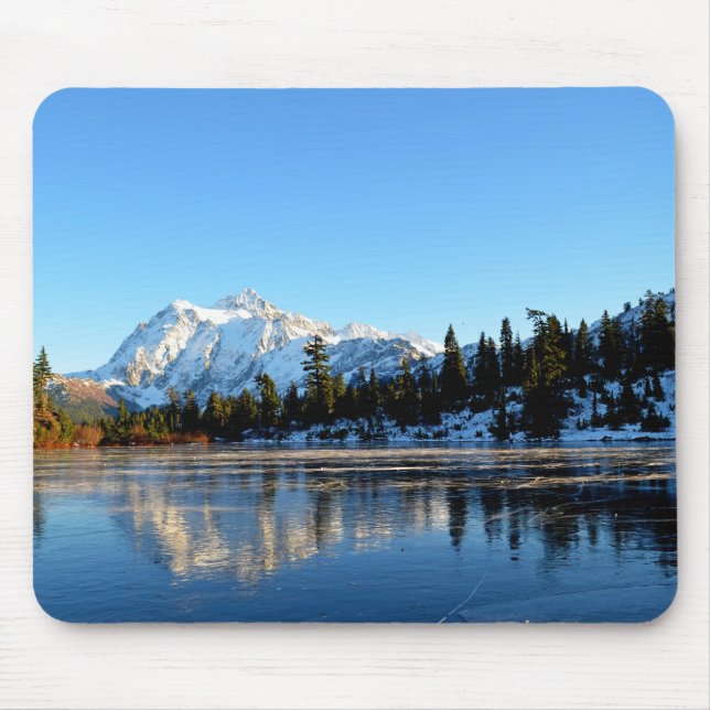 Mount Shuksan Mouse Pad Musmatta (Framsidan)