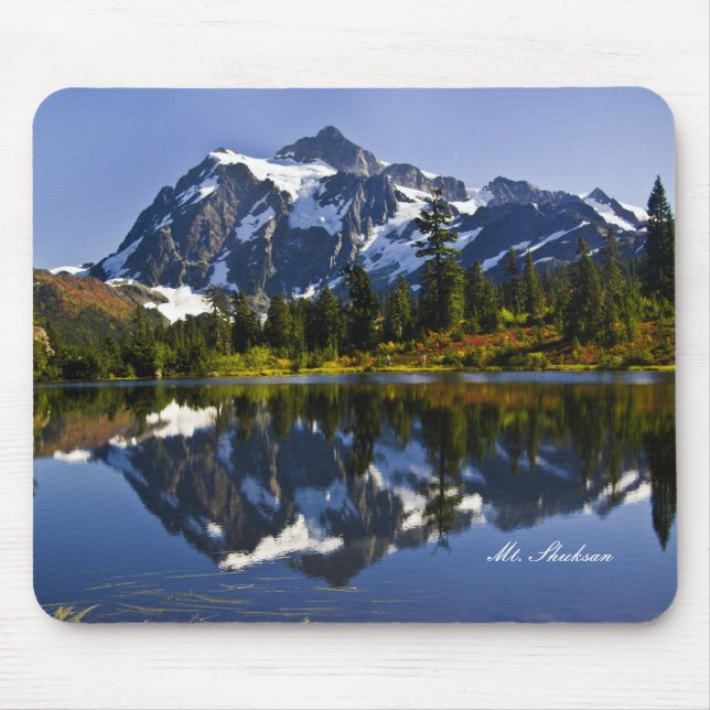 Mount Shuksan mousepad Musmatta (Framsidan)