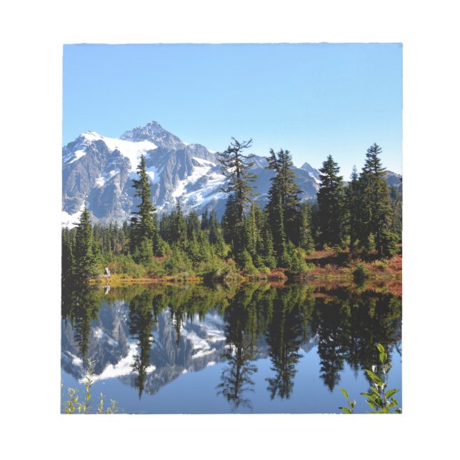 Mount Shuksan på en solnydag Anteckningsblock (Framsida)