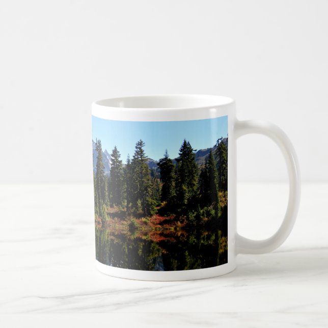 Mount Shuksan på en solnydag Kaffemugg (Höger)