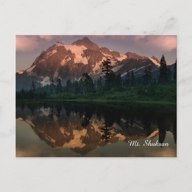 Mount Shuksan Postcard Vykort (Framsida)