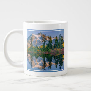 Mount Shuksan speglas i Reflection Lake Jumbo Mugg