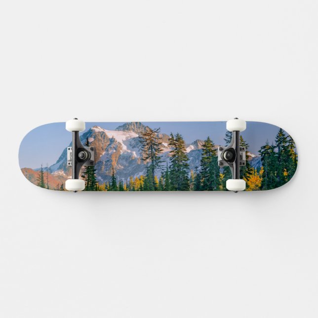 Mount Shuksan speglas i Reflection Lake Mini Skateboard Bräda 18,5 Cm (Horz)
