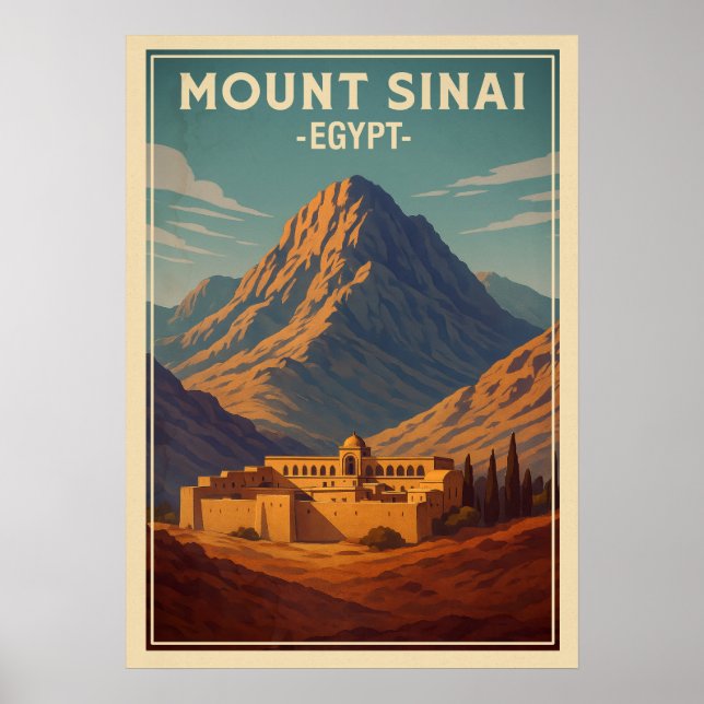 Mount Sinai Egypten V01 Poster (Framsidan)