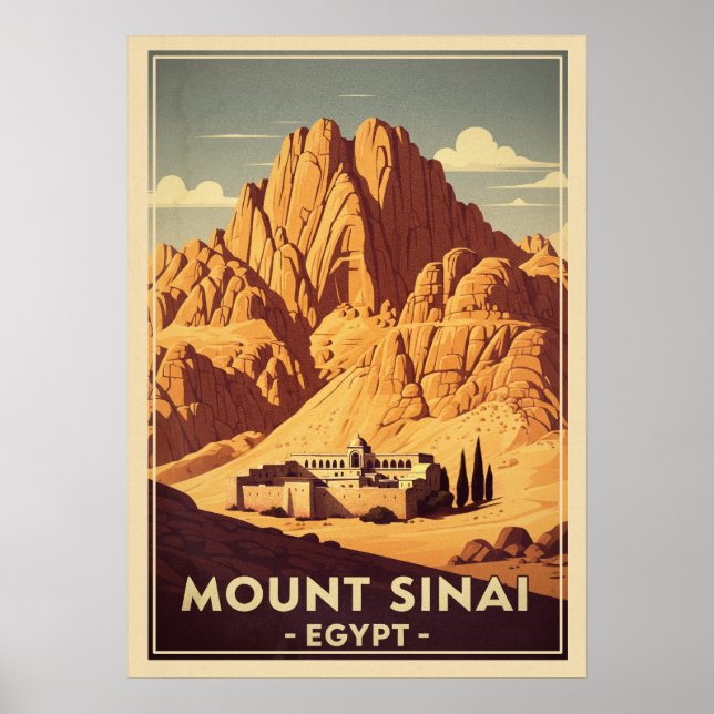 Mount Sinai Egypten V03 Poster (Framsidan)