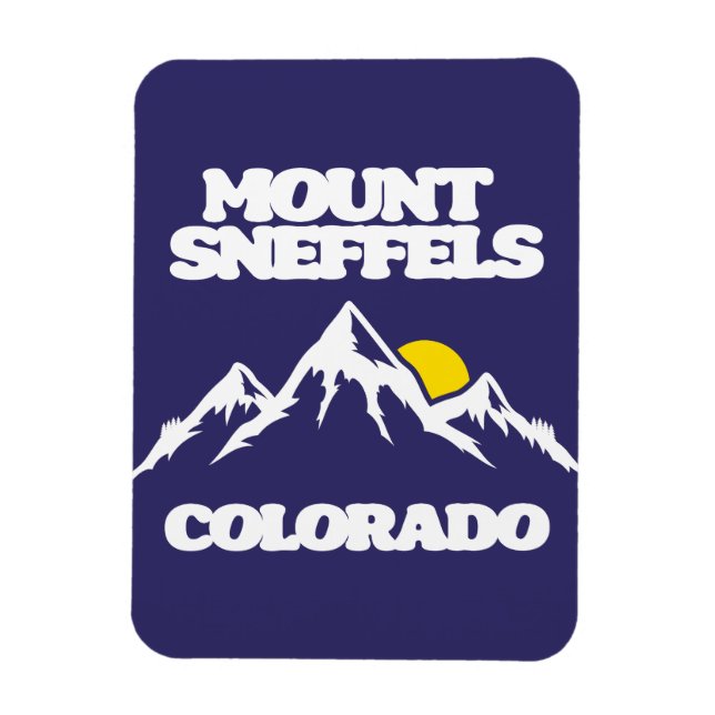 Mount Sneffels Colorado Magnet (Vertikal)