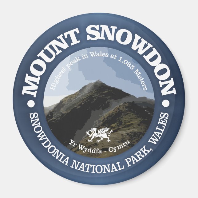 Mount Snowdon Magnet (Framsidan)