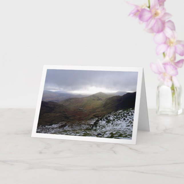 Mount Snowdon, Snowdonia nationalpark, Wales Kort (Orkide)