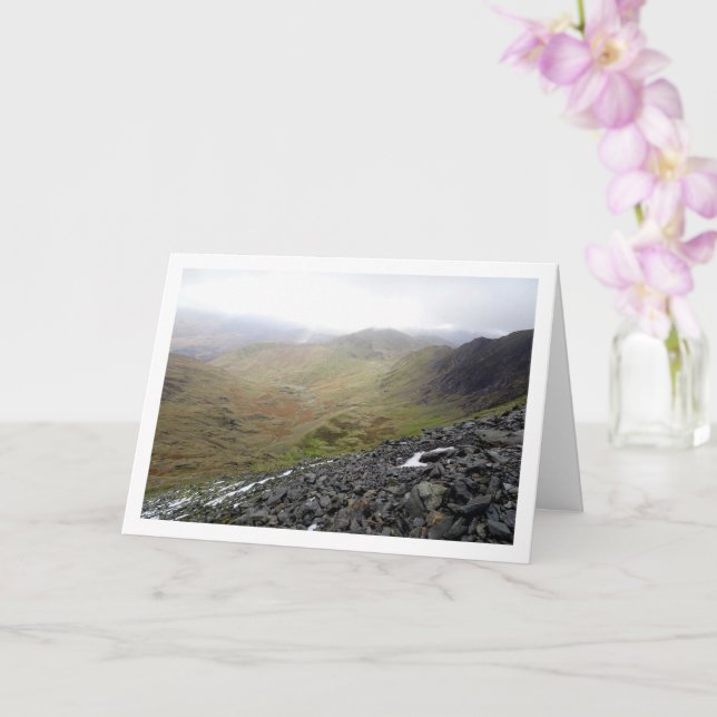 Mount Snowdon, Snowdonia, Wales, Storbritannien Kort (Orkide)