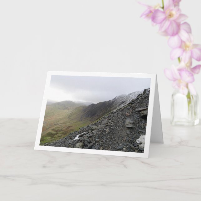Mount Snowdon, Snowdonia, Wales, Storbritannien Kort (Orkide)