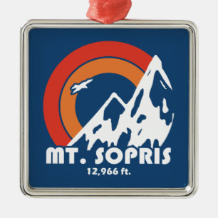 Mount Sopris Sol Eagle Julgransprydnad Metall