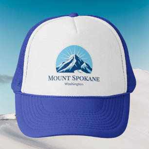 Mount Spokane Washington skidresort outfit mössa Keps