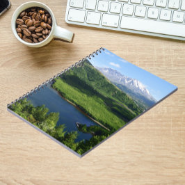 Mount St Helens Coldwater Lake Vacker Landskapssce Anteckningsbok