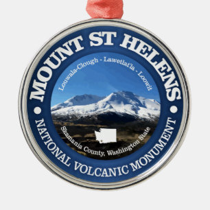 Mount St Helens Julgransprydnad Metall