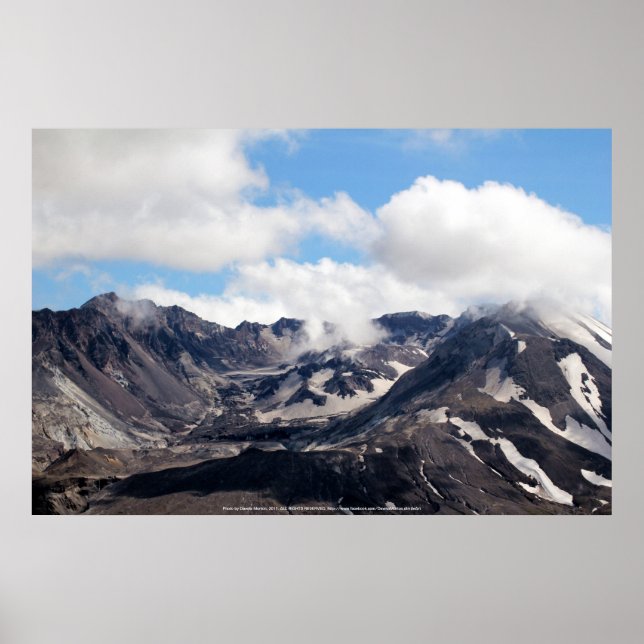 Mount St Helens lava domän 2 Poster (Framsidan)