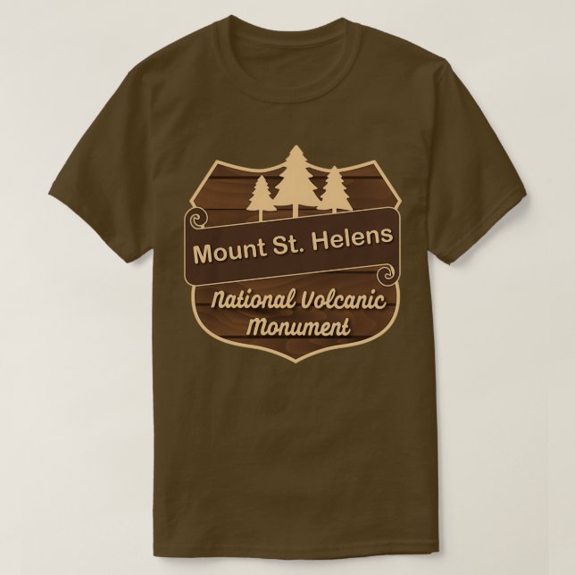 Mount St Helens National Volcanic Monument Classic T Shirt (Design framsida)
