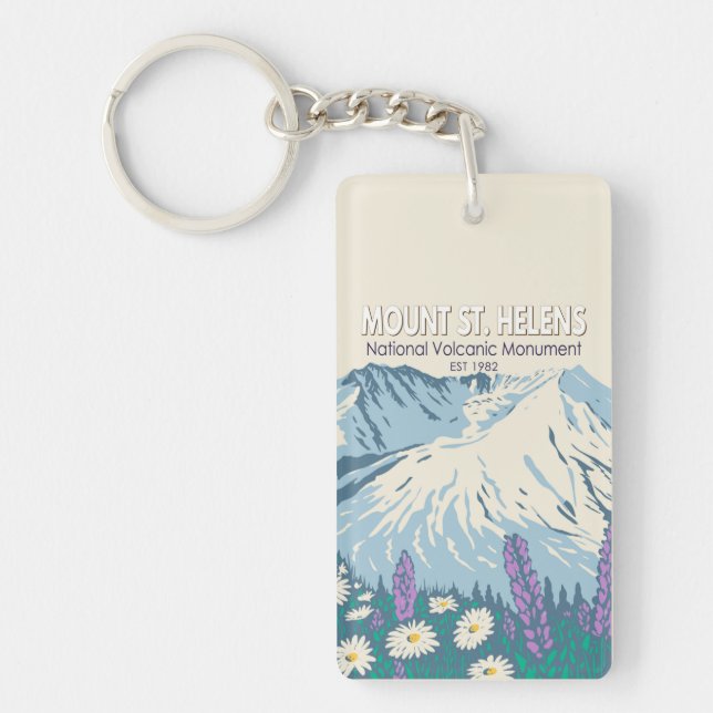 Mount St Helens National Volcanic Monument Retro (Framsidan)