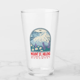 Mount St Helens National Volcanic Monument Retro Glaskopp