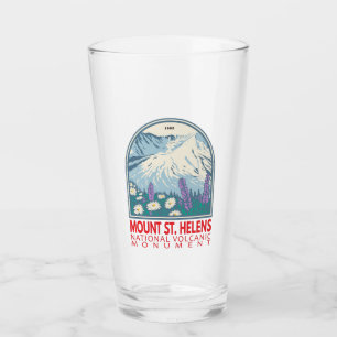 Mount St Helens National Volcanic Monument Retro Glaskopp