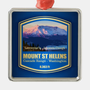 Mount St Helens (PF) Julgransprydnad Metall