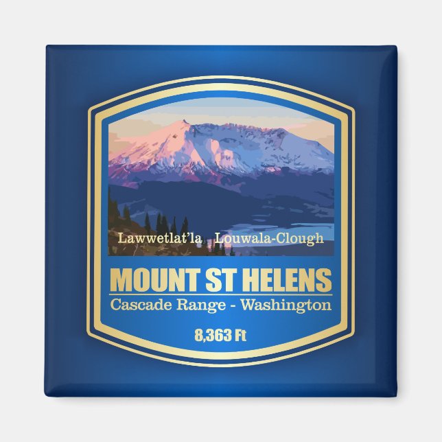 Mount St Helens (PF) Magnet (Framsidan)