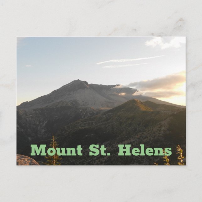 Mount St. Helens Scenia Photo Postcard Vykort (Framsida)
