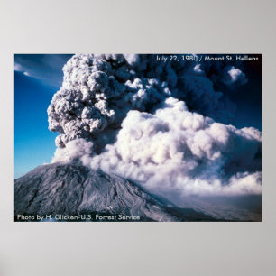 Mount St. Helens slår henne överst Poster