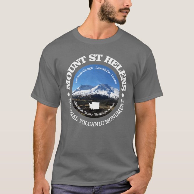 Mount St Helens T Shirt (Framsida)
